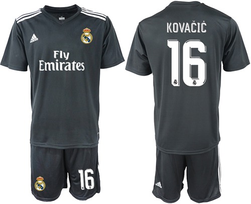 Real Madrid #16 Kovacic Away Soccer Club Jersey
